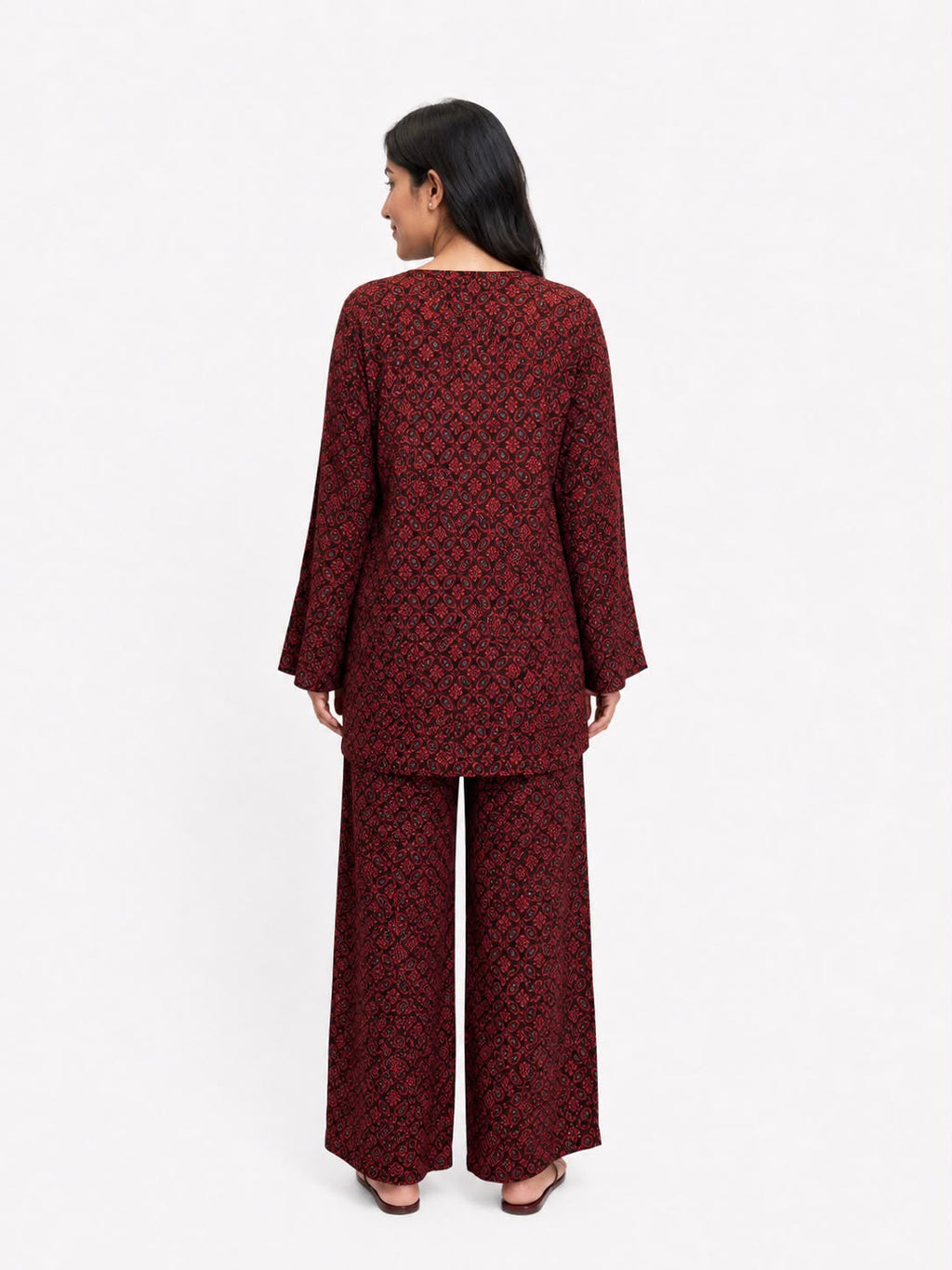 Maroon Co ord Set