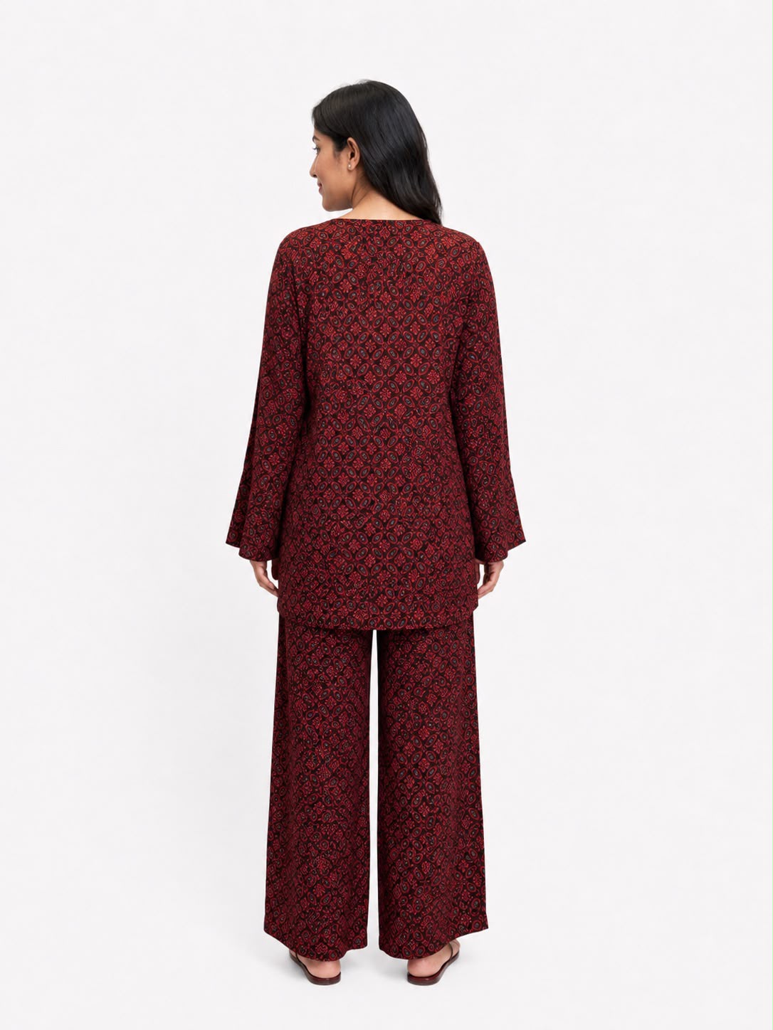 Maroon Co ord Set